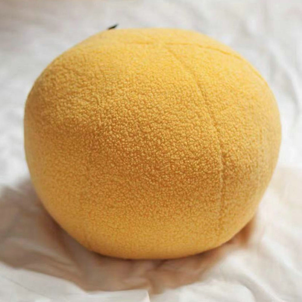 Cozy Boucle Fabric Ball Cushion – Whimsical Plush Decor for Home