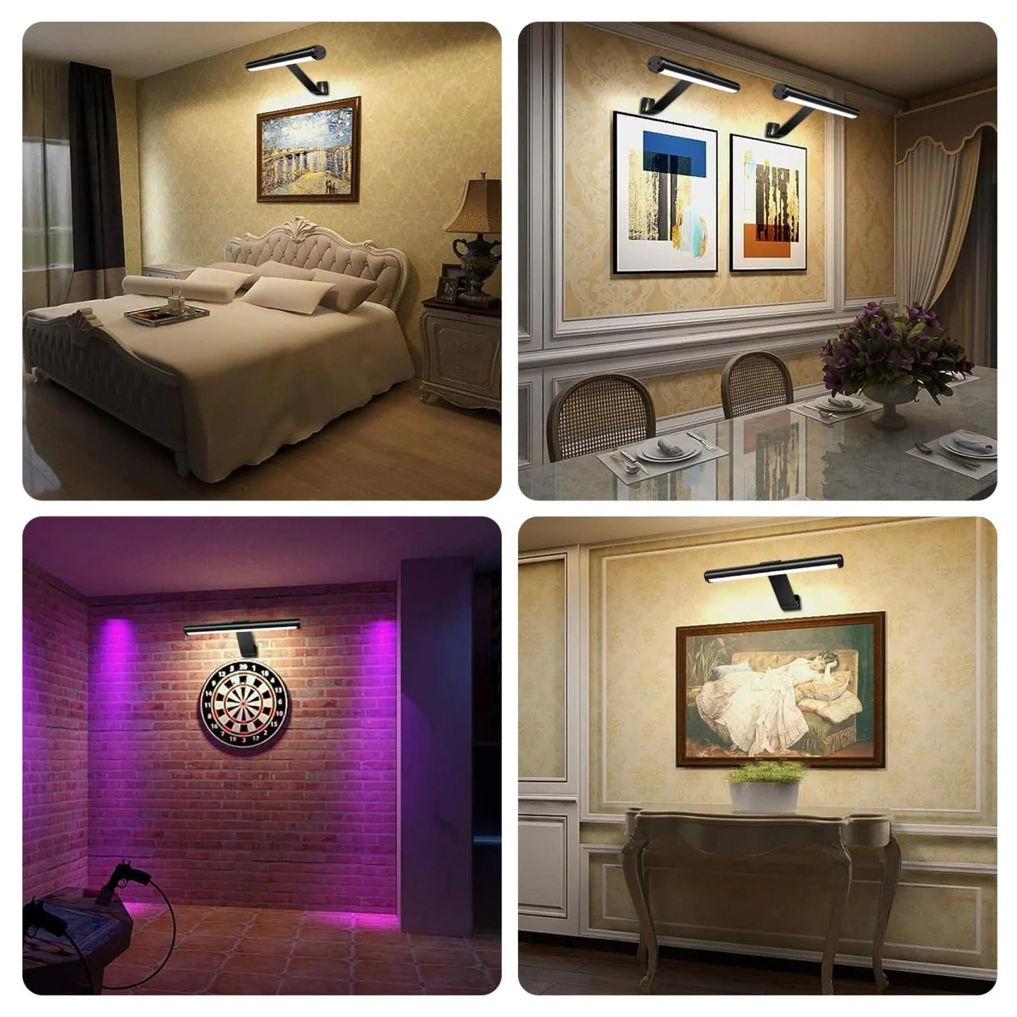 Rechargeable Wireless Wall Light with Motion Detection and Touch Controls