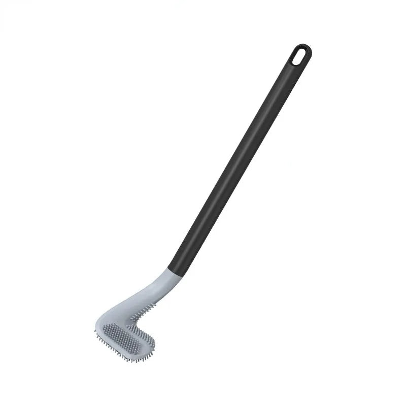 Innovative Wall-Mounted Silicone Toilet Cleaner with Flexible Design