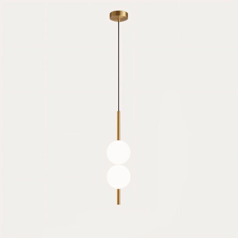 Simple Vertical Globe Hanging Light Fixture
