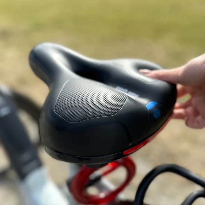 Comfort Gel Bicycle Seat with Ergonomic Support and Safety Reflector