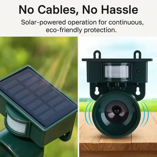 Smart Guardian Motion Detector for Bird Control in Gardens