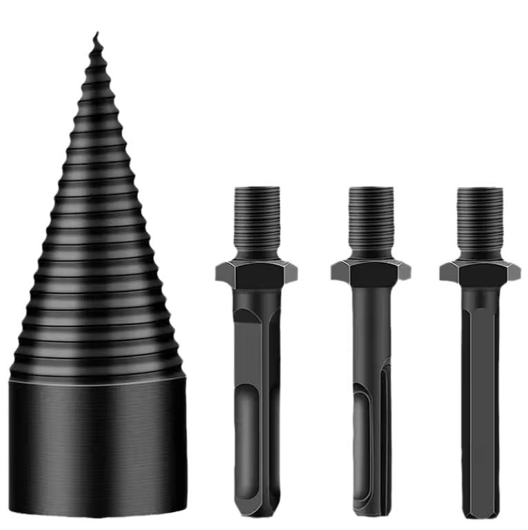 Effortless Firewood Splitting Drill Bit for Any Power Drill