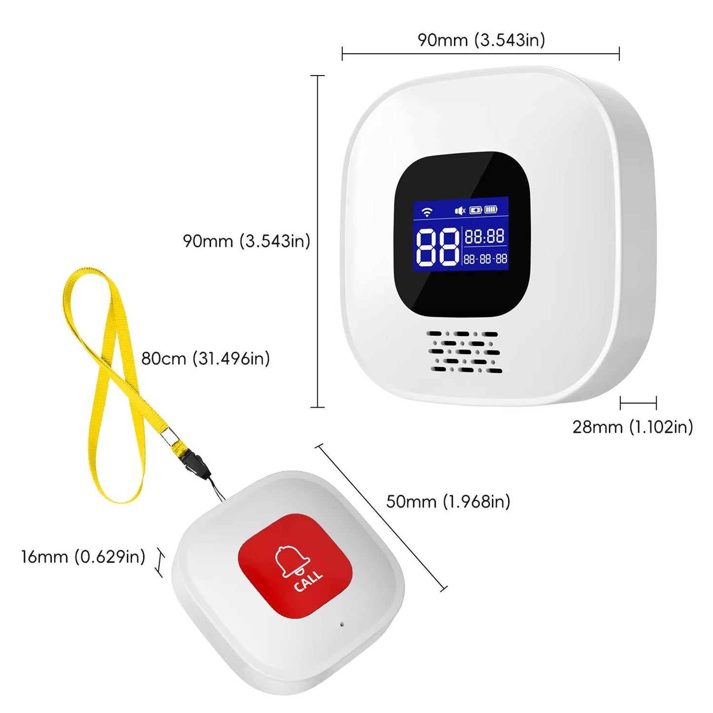 Reliable Emergency Alert System for Seniors with Wireless Connectivity
