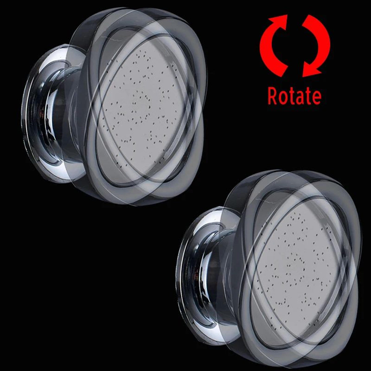 Sleek LED Shower System with 6 Unique Spray Options