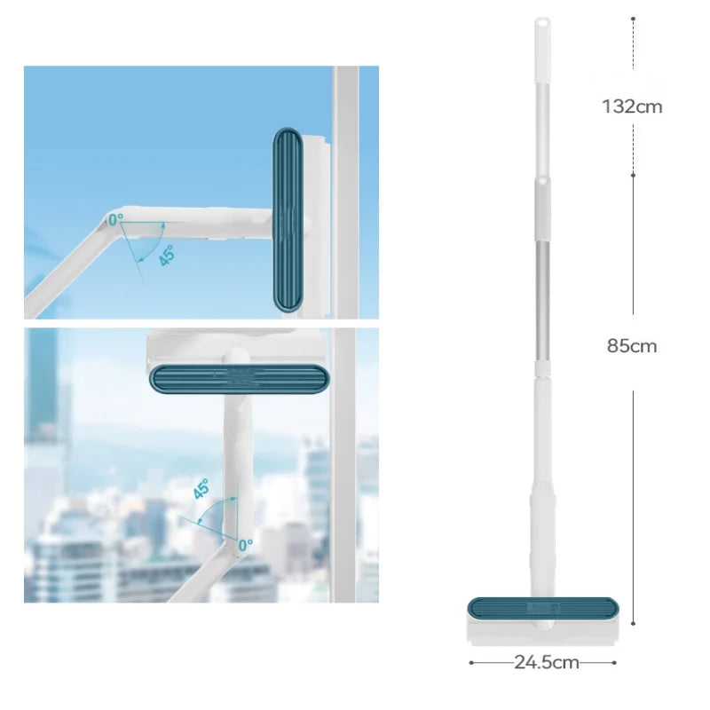 Effortless Glass Cleaning Spray Mop with Extendable Handle