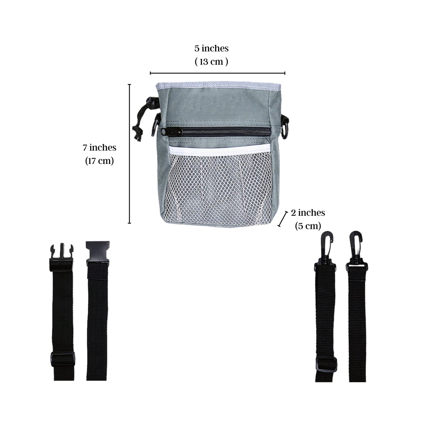 Portable Pet Reward Pouch for Training and Travel