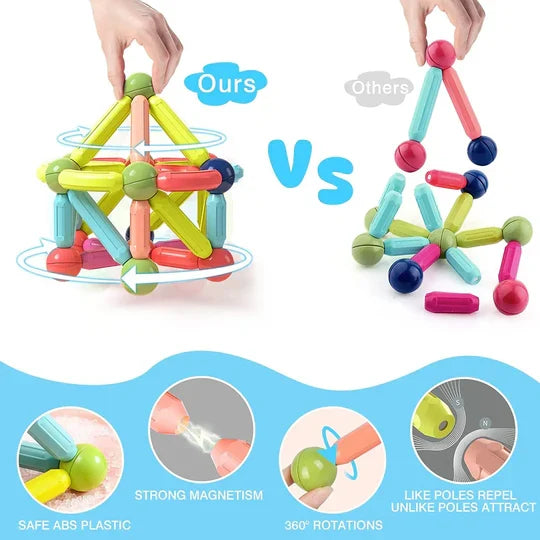Creative Magnetic Construction Set for Kids