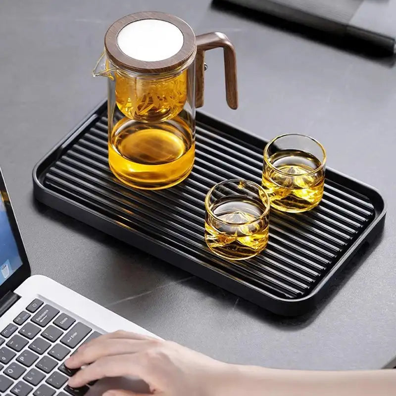 Elegant Glass Teapot with Detachable Infuser and Spout