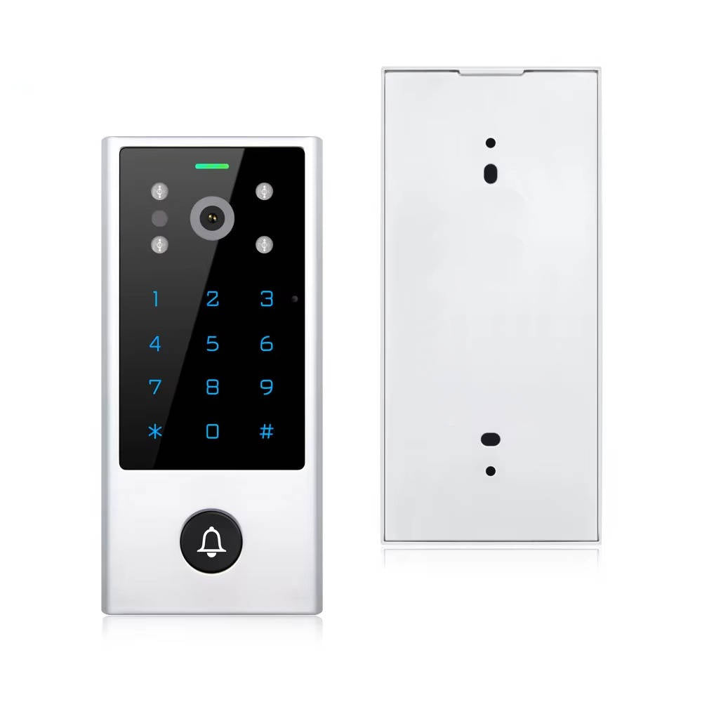 Advanced Garage Entry Keypad with Integrated Camera for Secure Access