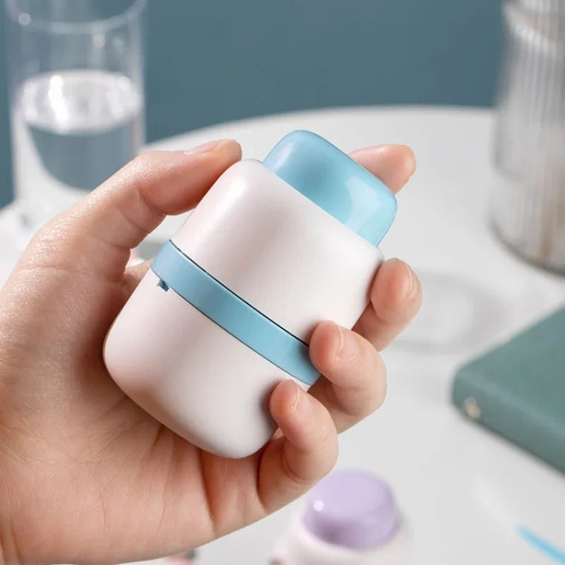Precision Pill Cutter with Storage and Safety Features