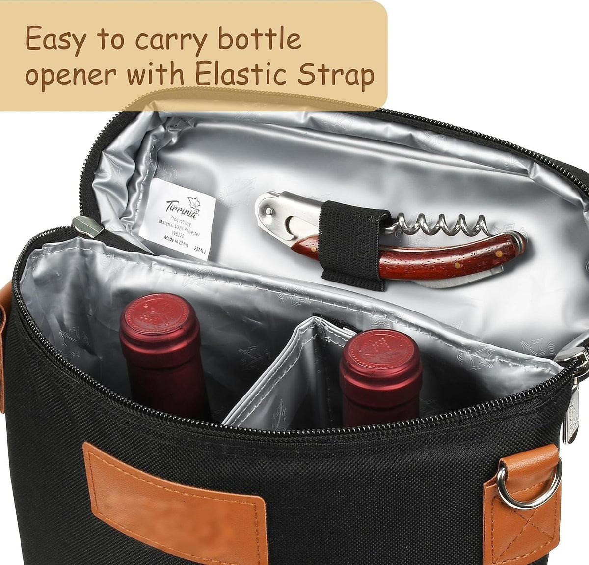 ChillMate Dual Bottle Insulator with Adjustable Strap
