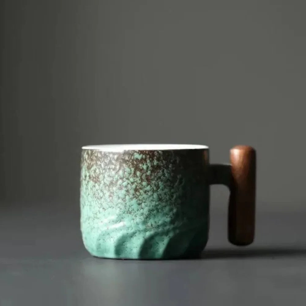 Elegant Espresso Mug with Cool-Touch Handle, 80ml