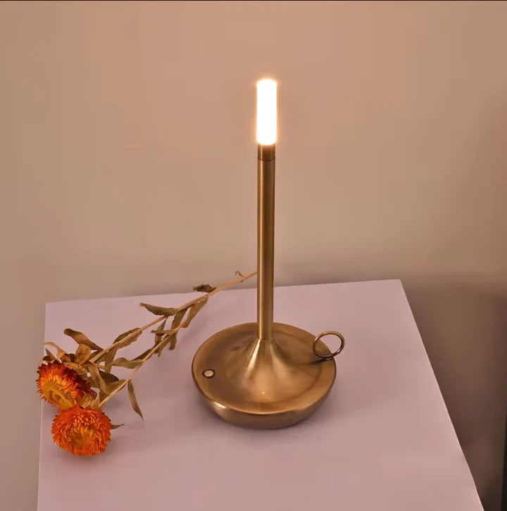 Versatile Touch-Control Table Lamp with USB Charging, 12 Hours of Light