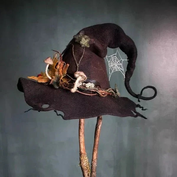Classic Adjustable Witch Hat for Halloween Festivities