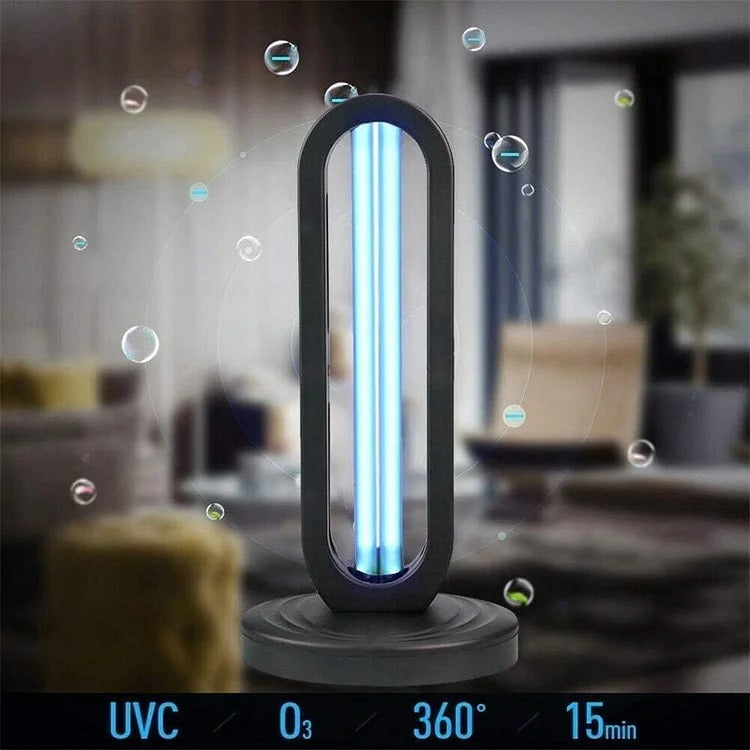 Smart UV Sanitizer Lamp with Remote for 400 Sq. Ft. Coverage