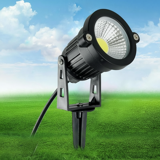 10-Pack 12V Outdoor LED Spotlights with Adjustable Heads