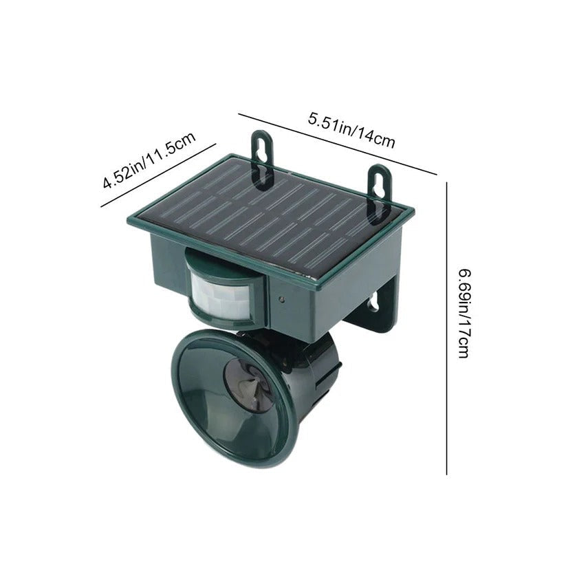 Eco-Friendly Bird Deterrent with Motion Activation and Sound Alert