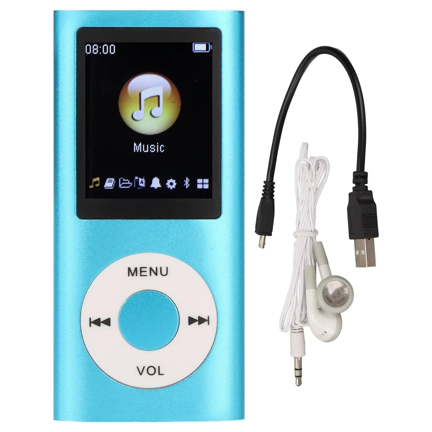 Compact MP3 Music Player featuring Lossless Sound and 1.8-Inch Display