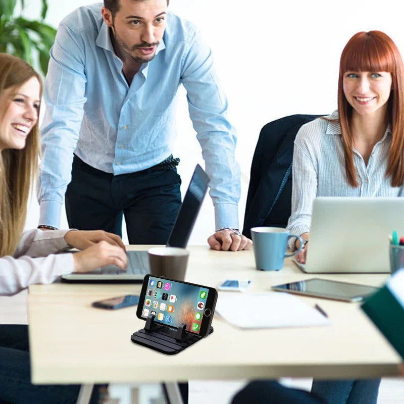 Secure Grip Phone Stand for Dashboard - Hands-Free Mounting
