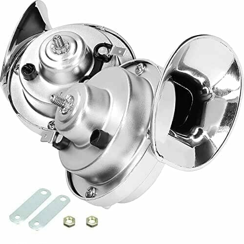 High-Impact Vehicle Horn with Integrated Compressor