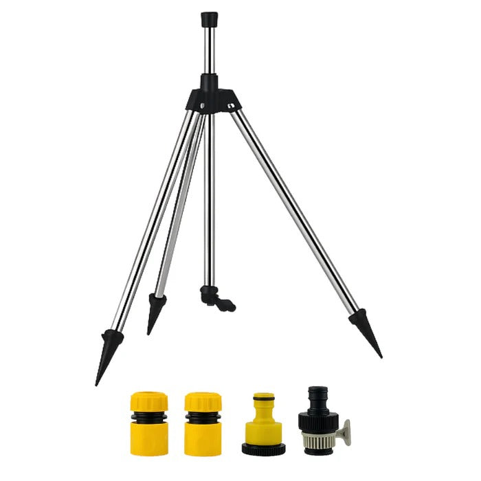 360° Adjustable Tripod Sprinkler for Efficient Lawn Coverage