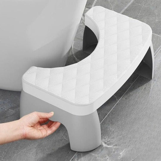 Ergonomic Foot Support Stool for Easy Bathroom Use