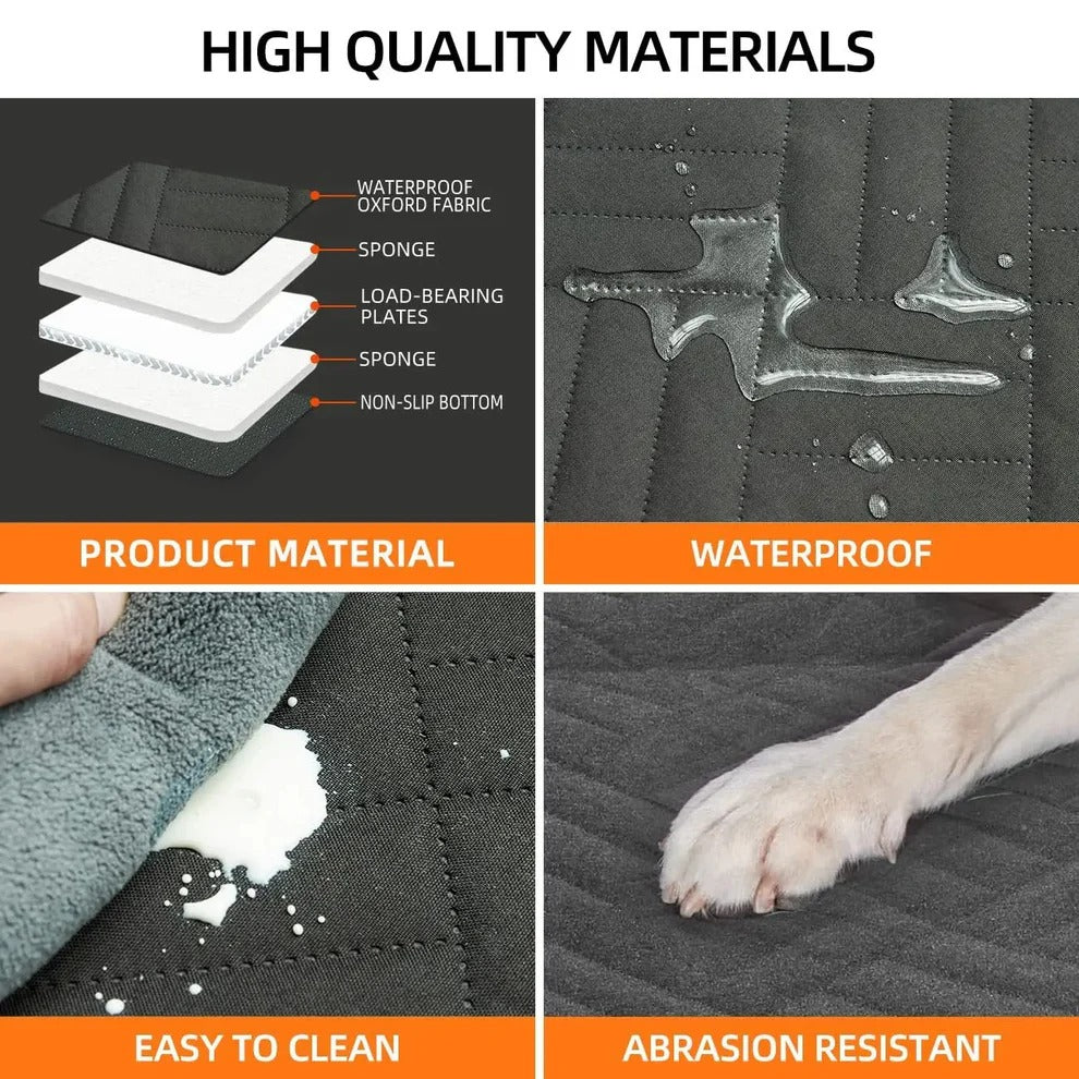 Ultimate Dog Car Seat Extender with Waterproof Protection and Storage