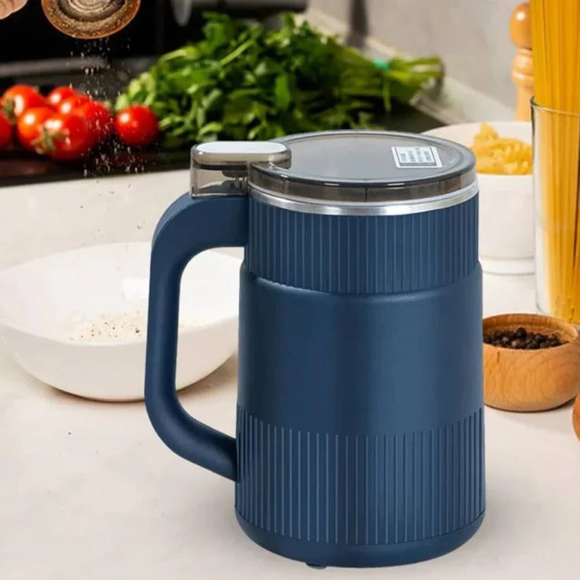 Home Flour Maker with Stainless Steel Storage and One-Touch Control