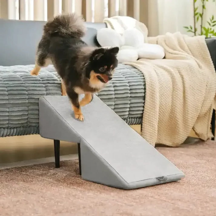 Adjustable Pet Access Ramp with Comfortable Steps and Secure Base