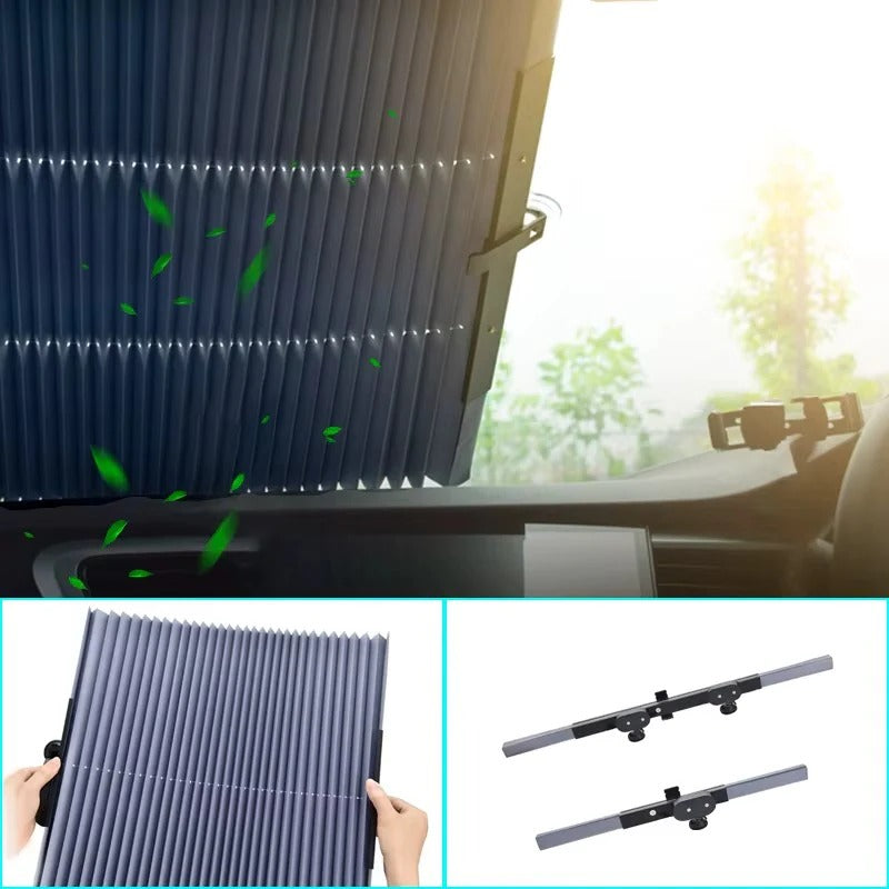 Easy-Use Car Window Solar Shield Duo