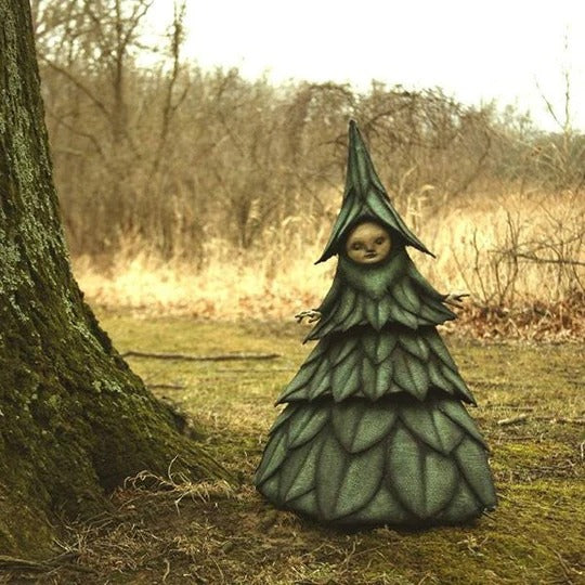 Enchanting Witch Figurine for Spooky Season Decor