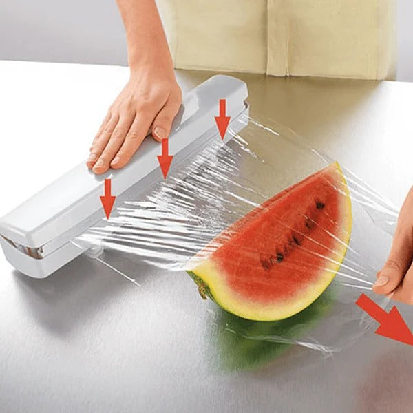 Effortless Food Storage Solution with Precision Cutter