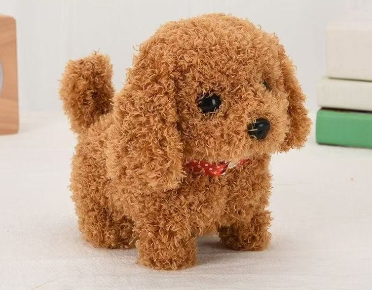 Interactive Realistic Puppy Plush Toy for Children