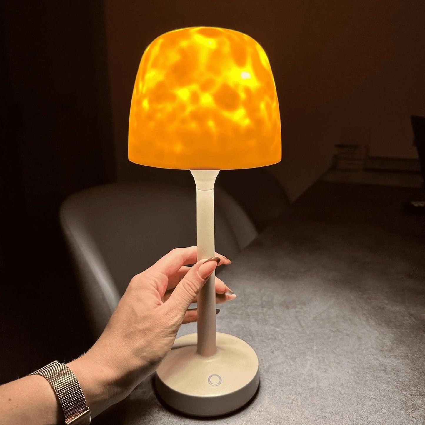 Table Lamp with Aurora Effect Projection