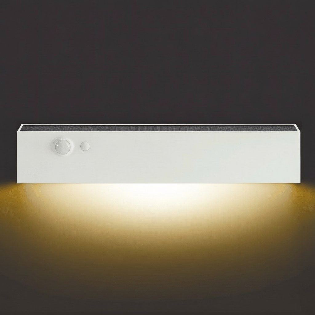 Motion Sensor Solar Powered Wall Light