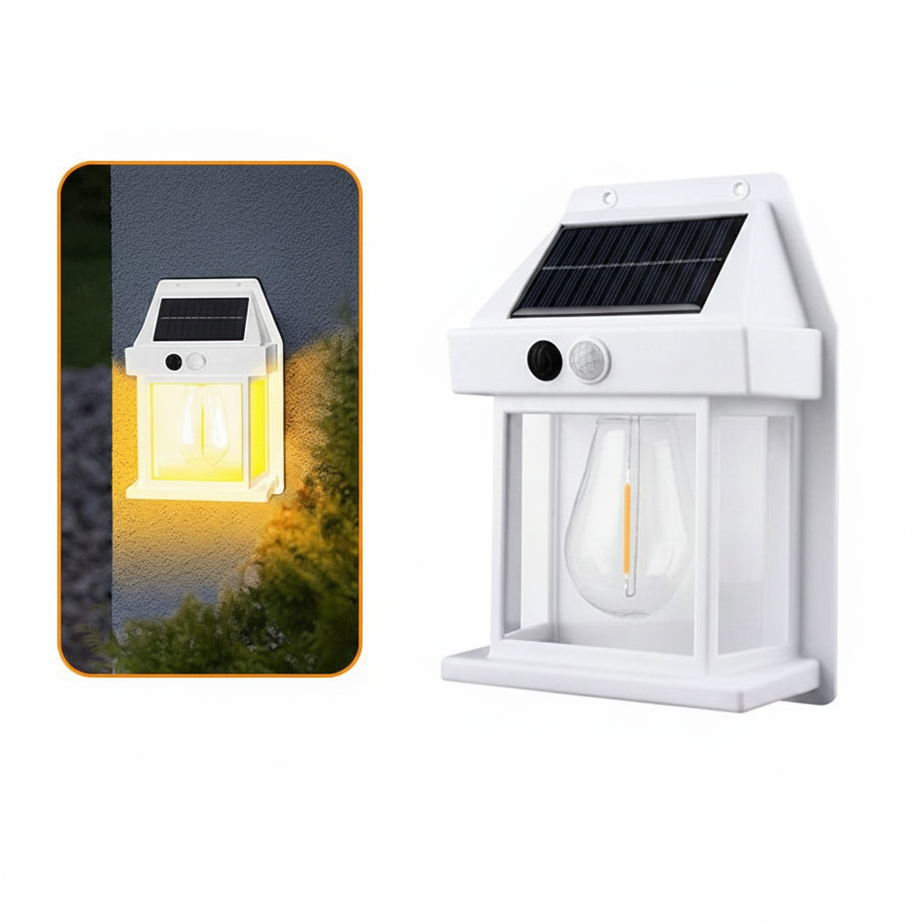 Motion Sensor Wall Light – Solar-Powered Outdoor Illumination