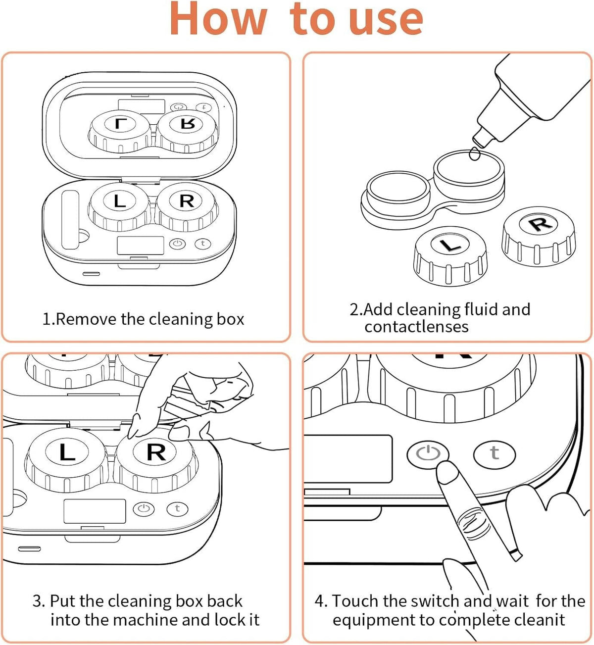 Effortless Ultrasonic Lens Cleaner with USB Charging Capability