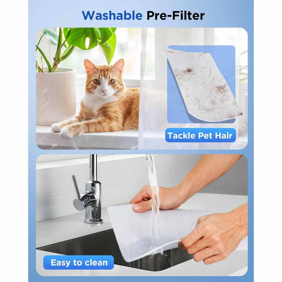 Home Air Purifier for Pets – 2200 sq. ft. Coverage with Smart Features