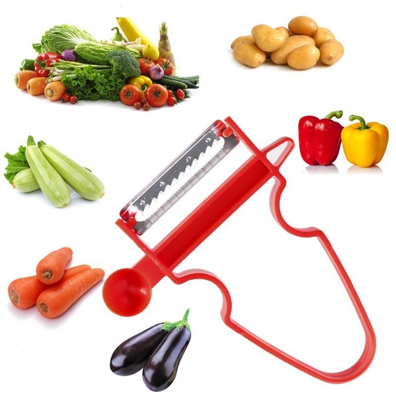 Multi-Function Peeler Trio with Ergonomic Handles