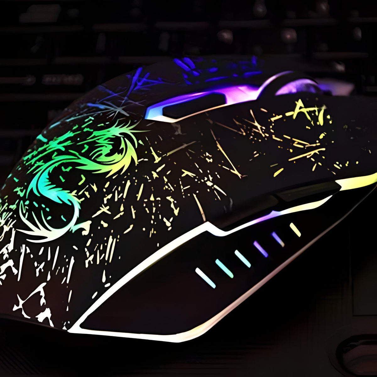 Precision Wired Gaming Mouse with Customizable Controls