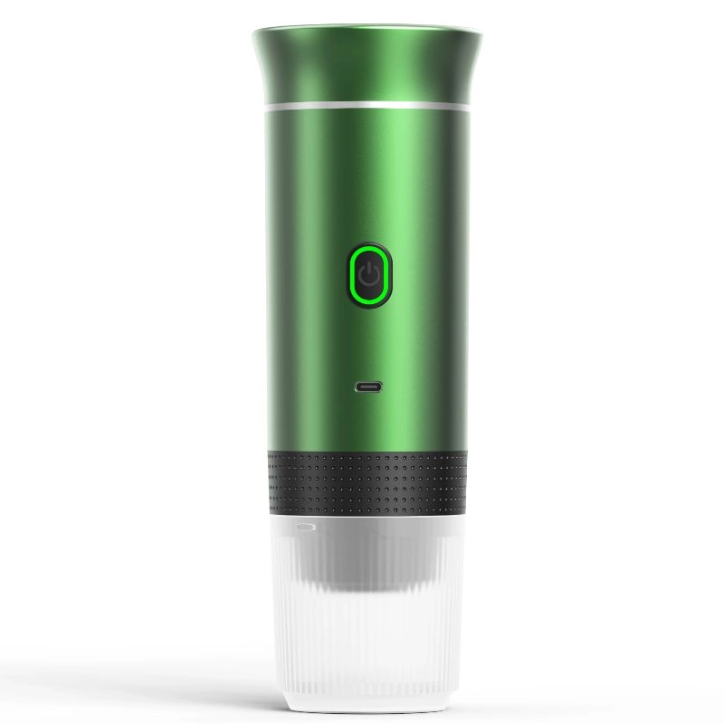Travel Coffee Maker - Wireless 3-in-1 Espresso Machine for Capsules & Grounds, USB-C Rechargeable