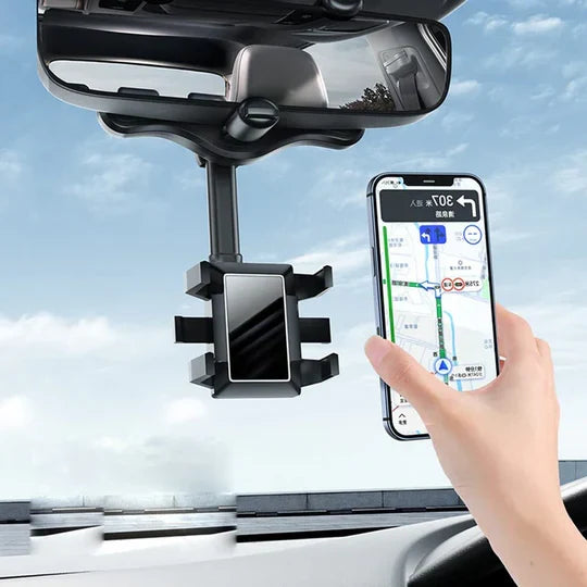 360-Degree Adjustable Car Phone Mount for Safe Driving