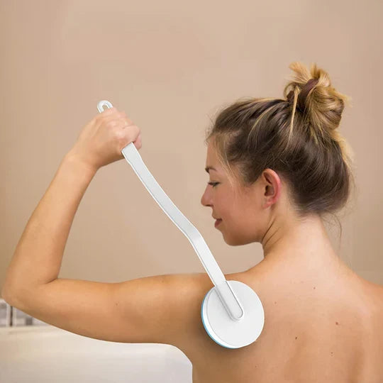 Effortless Back Lotion Applicator with Massage Feature