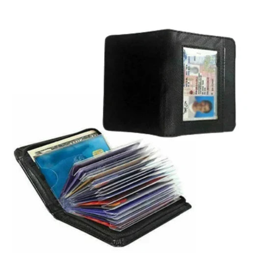 SmartGuard Leather Wallet with RFID Protection