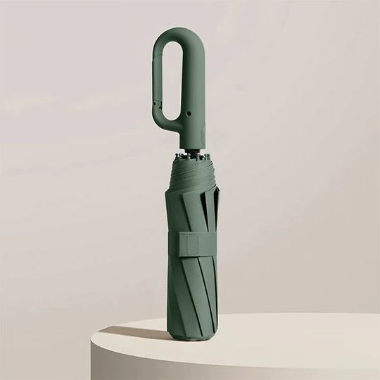 Portable Umbrella with Instant Open Mechanism and Storm-Resistant Design