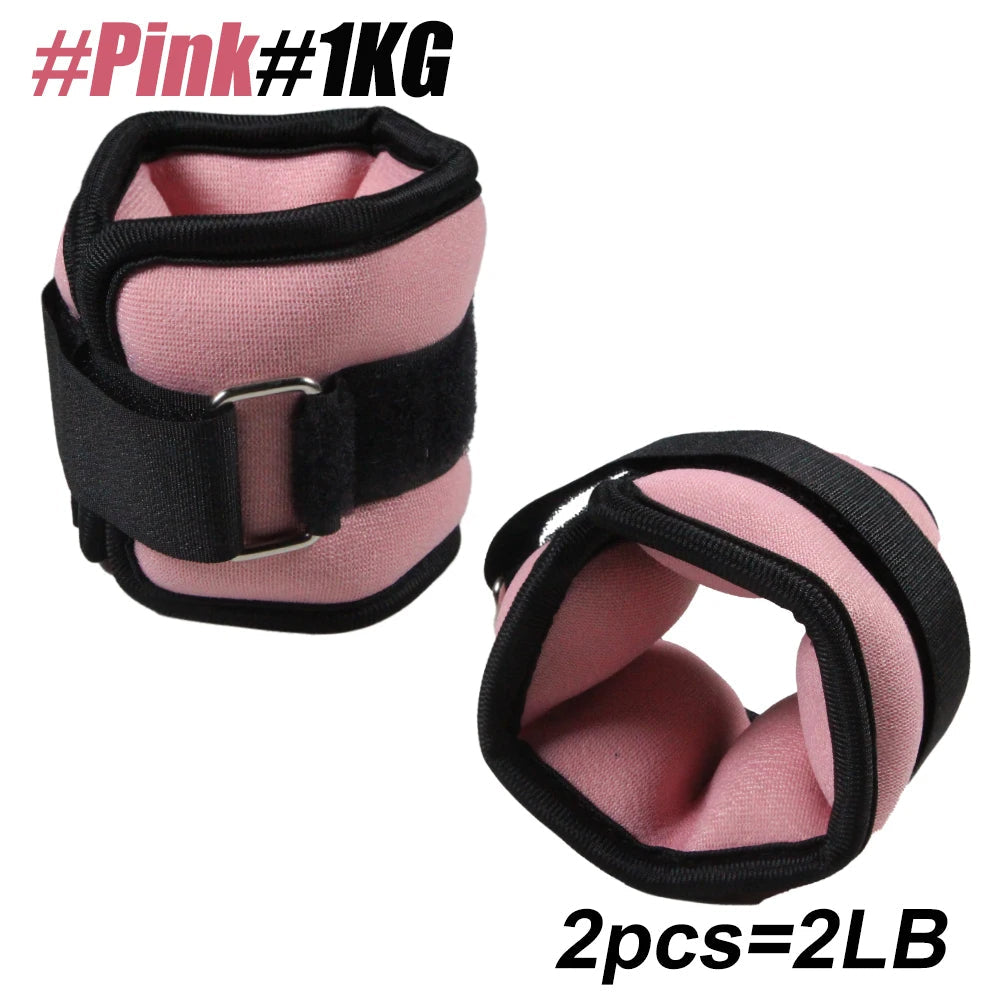 Versatile Ankle and Wrist Weights with Secure Double Straps