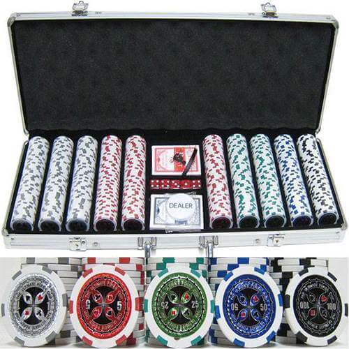 Premium Clay Poker Chip Set - 500 Pieces for Enthusiasts