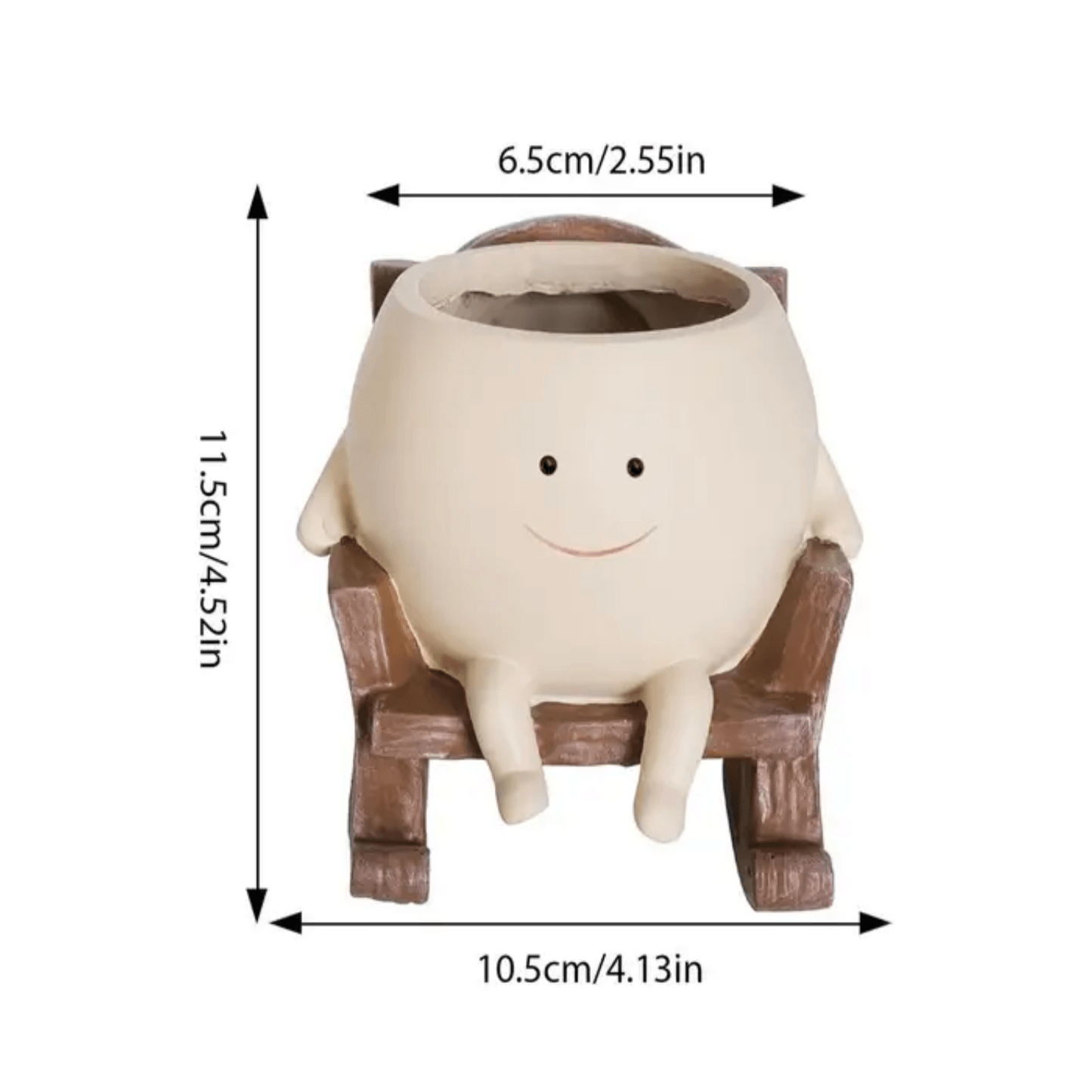 Cheerful Character Planter for Indoor Greenery
