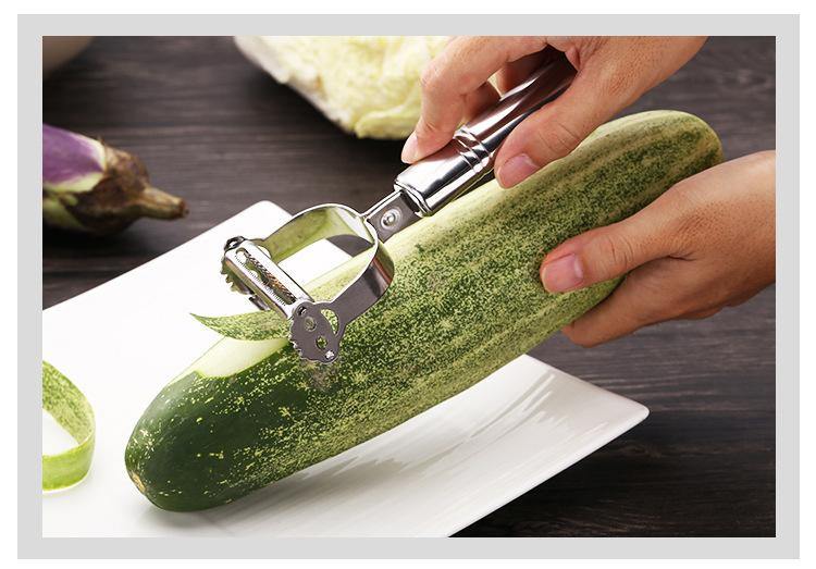 Multi-Functional Vegetable Peeler with 6 Blade Options